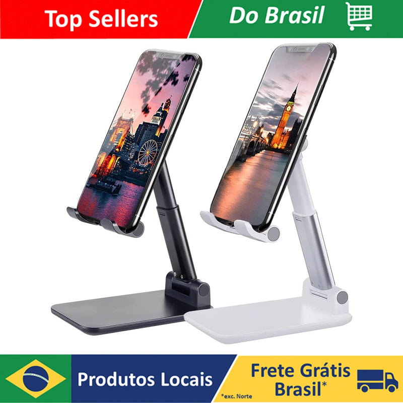 PROMOÇÃO！Atualizar！Suporte Para Celular e Tablet Dobrável Portátil Ajustável Apoio Mesa